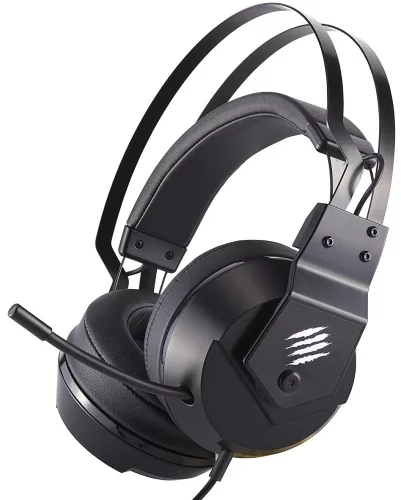 Игровые наушники Mad Catz F.R.E.Q. 2 чёрные, 40 мм неодимовые магниты, 32 Ом, 20 ~ 20000 Гц, микрофон (AF13C1INBL000-0)