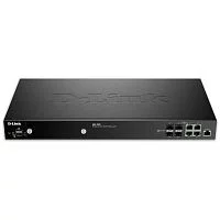 Контроллер/ DWC-2000 WLAN Controller, 4xCombo 1000Base-T/SFP, 2xUSB ports, RJ45 Console, 64/256 Unified APs management ability (DWC-2000/A2A)