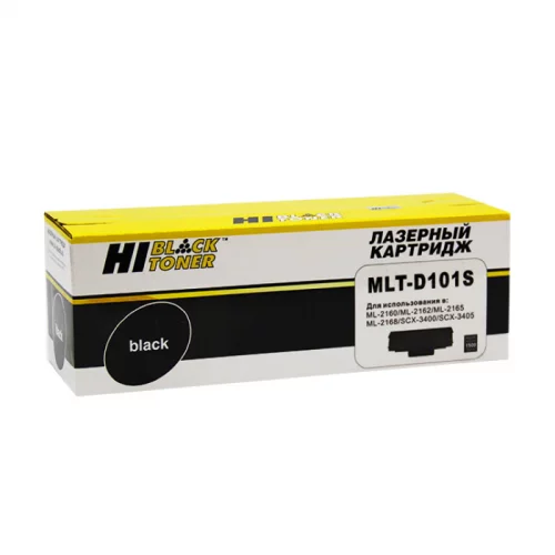 Картридж Hi-Black HB-MLT-D101S, черный, 1500 страниц, для Samsung ML-2160/ 2162/ 2165/ 2166W/ SCX3400/ 3406W (9600105498)