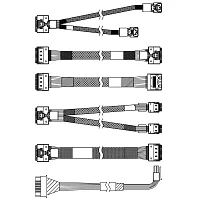 Комплектующие корпусов Lenovo ThinkSystem SR650 V3 2.5" Chassis Front BP1 SAS/ SATA Cable Kit (4X97A82933)