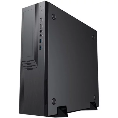 Slim Case Powerman EL555 Black PM-300ATX 2*USB 3.0+2*USB2.0,HD,Audio mATX, miniATX (6141876) фото 3