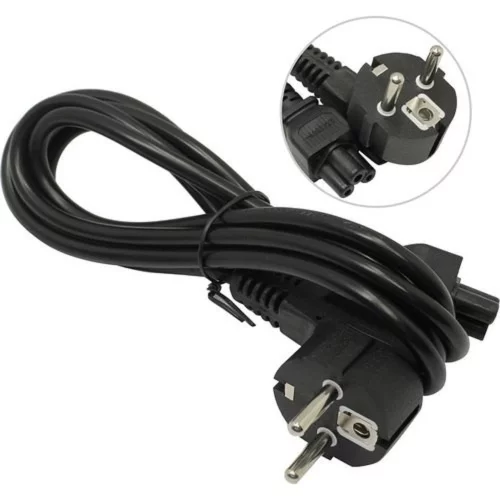 Exegate ES281006RUS Кабель питания ноутбуков ExeGate Special PC5-1,8S (Евровилка Schuko-]С5) 3*0.5mm2, CCA, черный, 1.8м.