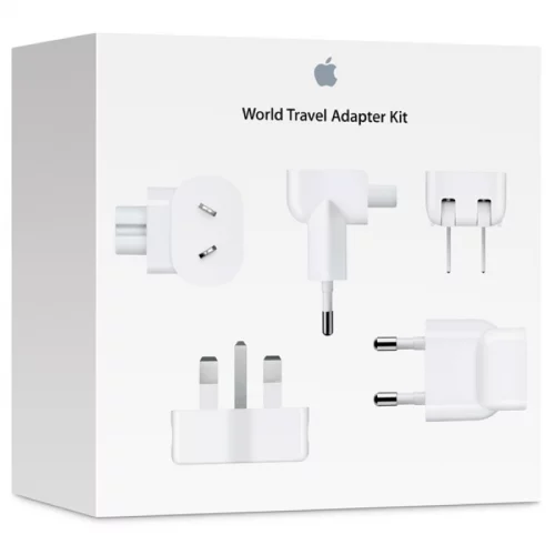 Набор адаптеров Apple World Travel Adapter Kit (North America, Japan, China, United Kingdom, Continental Europe, South Korea, Australia, Hong Kong, Brazil) (MD837ZM/A)