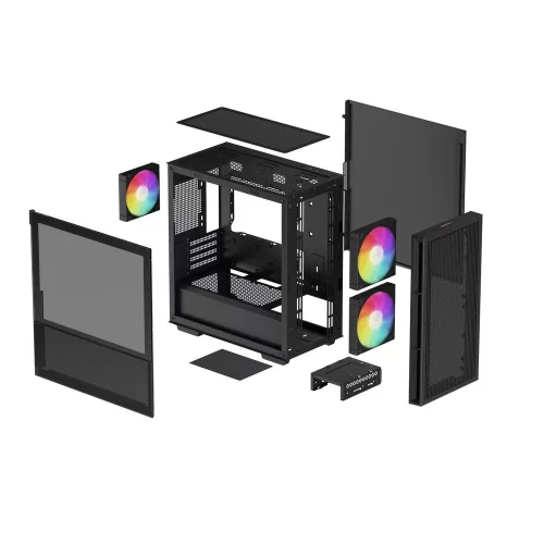 Корпус Deepcool CH360 Black (R-CH360-BKAPE3-G-1) фото 13