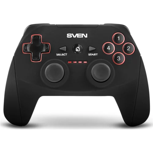 Беспроводной геймпад SVEN GC-2040 (11 кл. 2 мини-джойстика, D-pad, Soft Touch, PC/PS3/Xinput) (SV-015985)