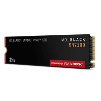 Твердотельный накопитель Western Digital Black SSD SN7100 M2.2280 PCIe 4.0 2Tb, 7250MBs/6900MBs, TBW 1200, WDS200T4X0E, 1 year