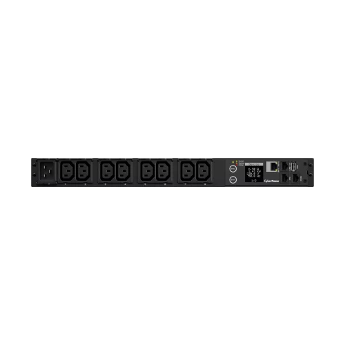 Блок распределения питания/ PDU CyberPower 20SWHVIEC8FNET(41005) NEW 1U, Switched 240V/16A, IEC320-C20 plug , 8 IEC outlets (PDU41005) фото 2