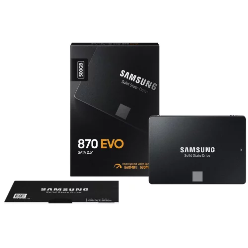 Твердотельный накопитель SSD Samsung SATA III 500Gb MZ-77E500B/ EU 870 EVO 2.5