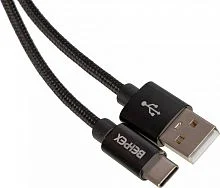 Кабель USB (m)-USB Type-C (m) 1м черный (1491086) (1491086#MLN)