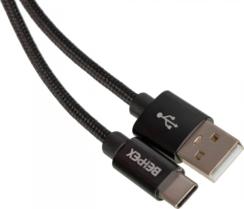 Кабель USB (m)-USB Type-C (m) 1м черный (1491086) (1491086#MLN)