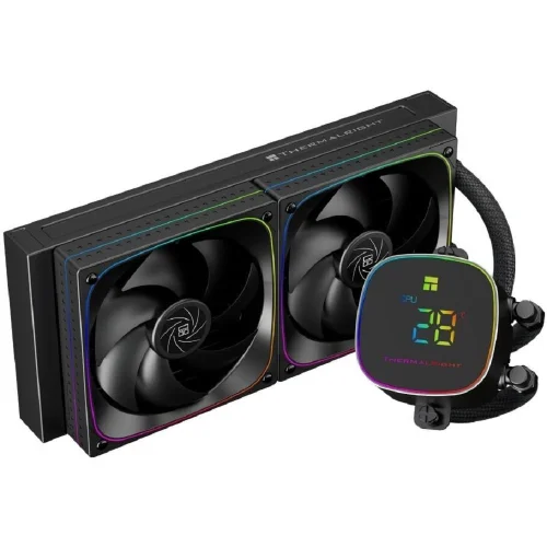 Thermalright Система водяного охлаждения Frozen Horizon 240 Digital Argb Black / 2x120mm ARGB PWM Fans / TRFH240DAB