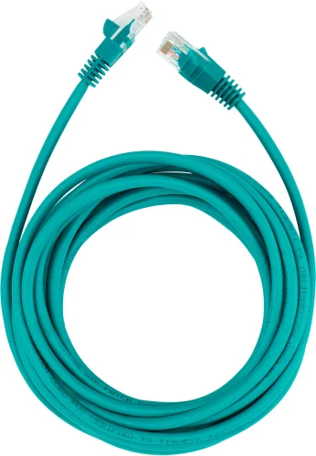 Патч-корд Buro UTP 4 пары cat.5E CCA molded 5м зеленый RJ-45 (m)-RJ-45 (m) (1645937) (1645937#MLN)