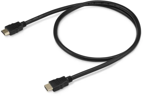 Кабель аудио-видео Buro HDMI 2.0 HDMI (m)/HDMI (m) 1м. Позолоченные контакты черный (BHP HDMI 2.0-1) (1147065)