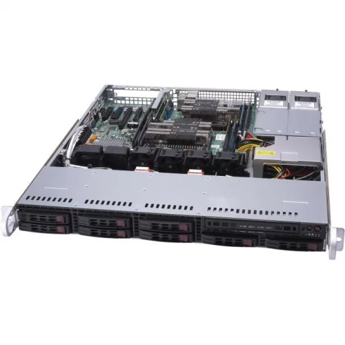 Серверная платформа Supermicro SuperServer 1U 1029P-MTR (SYS-1029P-MTR) (SYS-1029P-MTR) Серверная платформа Supermicro SuperServer 1U 1029P-MTR/ noCPU (x2 Scalable)/ noRAM (x8)/ noHDD (up 8 SFF)/ SATA RAID/ 2x GbE/ 2x 600W (up 2) (SYS-1029P-MTR)