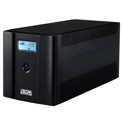 Источник бесперебойного питания Powercom Raptor, OffLine, 2000VA/ 1200W, Tower, 4xSchuko, LCD, USB (RPT-2000AP-LCD) фото 2