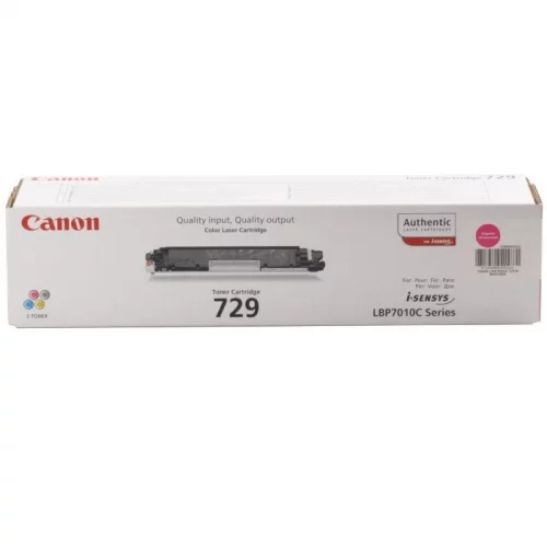 Картридж CANON 729 M, пурпурный, 1000 страниц, дляi-SENSYS LBP7010C/ LBP7018C (4368B002)