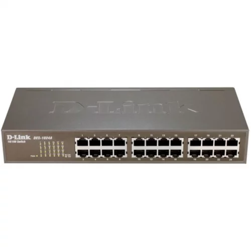 Коммутатор D-Link DES-1024A 24x RJ45 (DES-1024A/ E1B) (DES-1024A/E1B)
