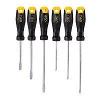 Набор отверток Deli DL620006 6шт SL5x75 + SL5x100 + SL6x150 + PH1x75 + PH1x100 + PH2x150