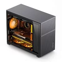 Корпус без блока питания/ Case JONSBO D31 MESH, Mini-Tower, TG, no fan, 1xUSB-A 3.2 + 1xUSB-C 3.2, mATX, mDTX, mITX Black (D31 MESH BLACK)