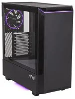 Корпус Hiper PB81 черный без БП ATX 4x120mm 2xUSB2.0 2xUSB3.0 audio bott PSU (PB81#MLN)