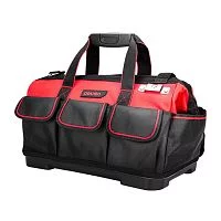 Сумка для инструментов с жестким пластиковым дном Deli DL430318 430 x 200 x 290мм, 14 карманов, плечевой ремень, ткань Оксфорд 1680D