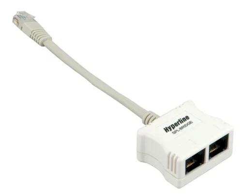 Hyperline SPL-YT4-E2-E2 Разветвитель 4Pr.T568A/ T568B -> 2 x 2Pr.10BASE-T