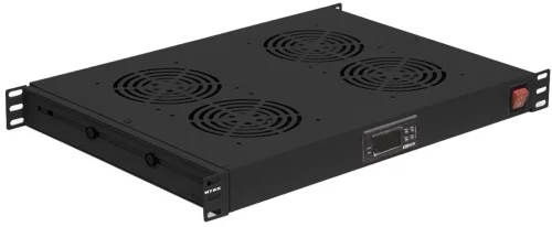 Модуль вентиляторный NTSS (NTSS-FAN4/ 19T-BL) 4 вент. черный (упак.:1шт) (NTSS-FAN4/19T-BL)