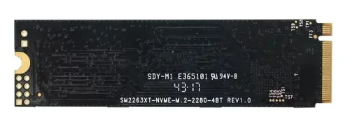 Твердотельный накопитель/ Kingspec SSD NE-512 2280, 512GB, M.2(22x80mm), NVMe, PCIe 3.0 x4, R/W 2400/1700MB/s, IOPs н.д./н.д., TBW 400, DWPD 0.69 (3 года)