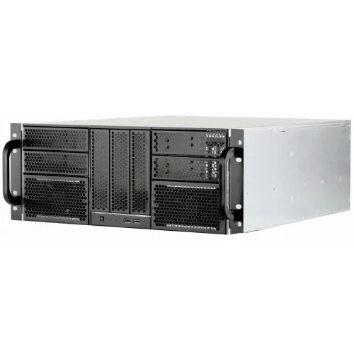 Procase RE411-D7H6-FE-65 Корпус 4U server case,7x5.25+6HDD,черный,без блока питания,глубина 650мм,MB EATX 12x13,панель вентиляторов 3х120