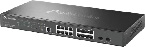 коммутатор TP-Link SG3218XP-M2, Omada 16-Port 2.5GBASE-T and 2-Port 10GE SFP+ L2+ Managed Switch with 8-Port PoE+