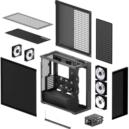Корпус для ПК Arctic Cooling ARCTIC Xtender (Mirror Black) арт. ACPCC00018A фото 6