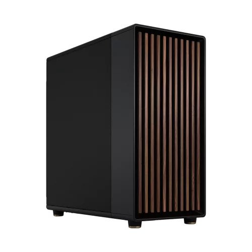 Корпус без блока питания/ Case Fractal Design North XL, Full-Tower, 3x140mm, 2xUSB-A 3.0 + 1xUSB 3.2 Type-C E-ATX, ATX, mATX, mITX Wood panel Charcoal Black (FD-C-NOR1X-01)