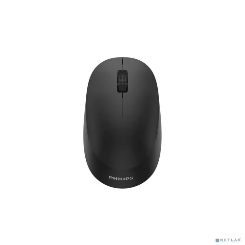 Philips Беспроводная Мышь SPK7407 2,4 GHz, Bluetooth 3.0/ 5.0, 4 кнопки 1600dpi, бесшумная Чёрный (SPK7407B/ 01) (SPK7407B/01)