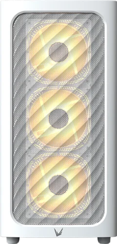Корпус Formula V Line Air Mesh G3 Plus White (AIR MESH G3 PLUS WHITE) Корпус Formula V Line Air Mesh G3 Plus White, MATX, Type-C*1, USB3.0*2, FRONT 3x120mm FRGB, REAR 1x120mm FRGB