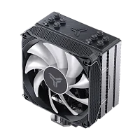 Кулер для процессора/ CPU Cooler JONSBO PISA A5 ARGB (265W, 4-pin PWM, 153mm, Al/ Cu, 5x6mm, ARGB, 1x120mm, 81.27CFM, 36.8dBA, 1850RPM, S: 1851/ 1700/ 1200/ 115X, AM4/ AM5 Grey) (PISA A5 ARGB GREY)