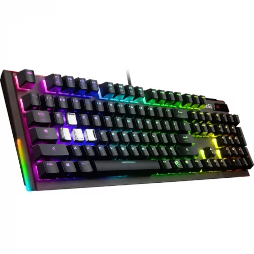 Клавиатура MSI Vigor GK80 Wired, RGB, USB, Black (VIGOR GK80 CR RU) фото 3