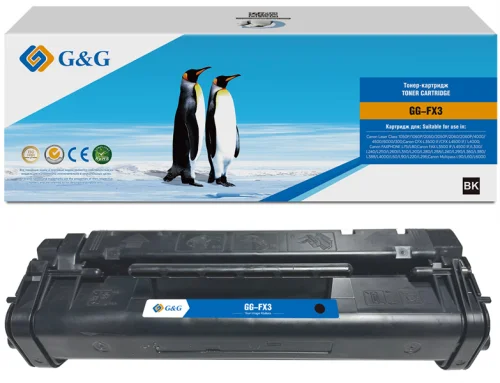 G&G toner-cartridge for Canon Laser Class 1050P/ 1060P/ 2050/ 2050P/ 2060/ 2060P/ 4000/ 4500/ 6000/ 300;Canon CFX-L3500 IF/ CFX-L4500 IF/ L4000;Canon FAXPHONE L75/ L80;Canon FAX L3500 IF/ L4500 IF/ L300/ L240/ L250/ (GG-FX3)