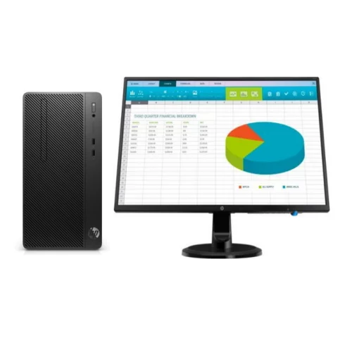 Компьютер с монитором HP Bundles 290 G4 MT/ Core i3-10100/ 8GB/ 256GB SSD/ noODD/ Win10Pro + HP N246v 23.8 FHD (260P8ES)