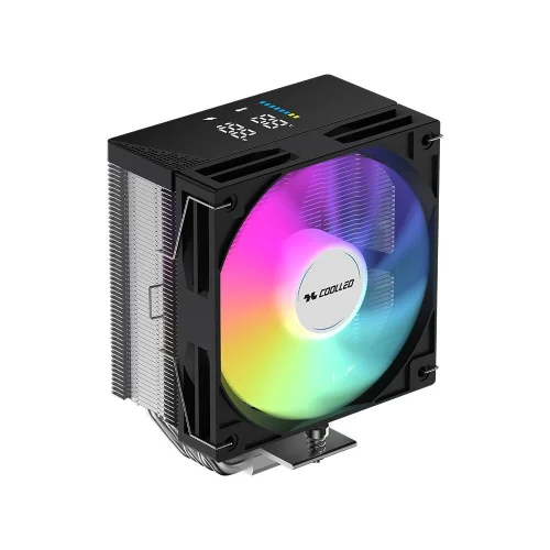 Вентилятор для процессора Coolleo CPU Cooler Etian CL-P50i-DIG-ARGB Intel: LGA 115X/1200/1700/1851 AMD: AM4/AM5 235W TDP фото 5