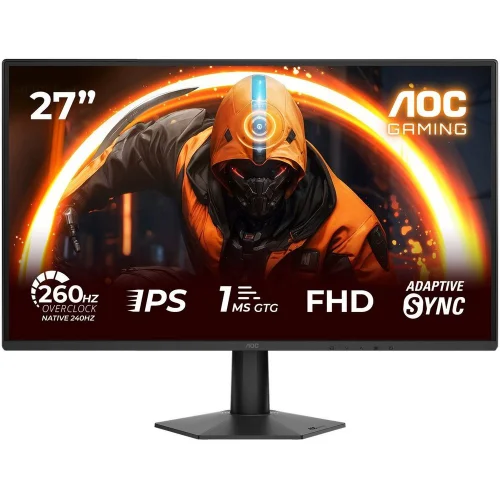 Монитор 27 AOC 27G50Z Fast IPS, 1920x1080, 260Hz, 1ms, 300сd/m, 3000:1 | 2xHDMI(2.0), DP(1.4) | ExPSU, Vesa 100, Black