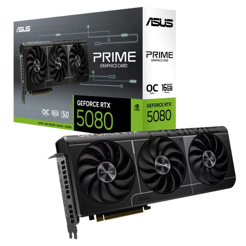 Видеокарта ASUS PRIME-RTX5080-O16G / RTX5080,HDMI,DP*3,16G,D7 (90YV0LX0-M0NA00)