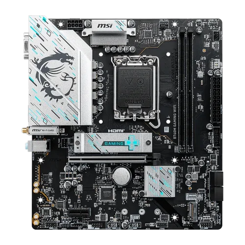 Материнская плата MSI B760M GAMING WIFI B760, LGA1700, 2*DDR5, 1*PCIEx16, 1*PCIEx1, 2*M.2, 6*USB3.2Gen1, 6*USB2.0, 4*SATA3.0, 2.5G, VGA, DP, HDMI, M-ATX, RTL (B760M GAMING WIFI_MSI) фото 3