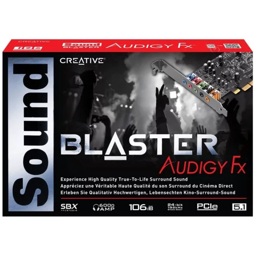 Звуковая карта Creative Audigy FX PCIe 5.1 (70SB157000000) фото 3