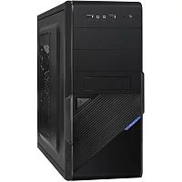 Корпус Exegate Minitower BA-201 Black, mATX, Без БП, 2*USB, Audio (EX284022RUS)
