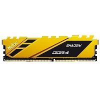 *Модуль памяти Netac Shadow Yellow DDR4-3200 16G C16 UDIMM 288-Pin DDR4 / PC PC4-25600 1.35V XMP Радиатор (NTSDD4P32SP-16Y)