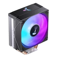 Кулер для процессора/ CPU Cooler JONSBO CR-1000E (210W, 4-pin PWM, 154mm, Al/ Cu, 4x6mm, FRGB, 1x120mm, 59.48CFM, 32.0dBA, 1500RPM, S: 1700/ 1200/ 115X, Black) (CR-1000E BLACK)