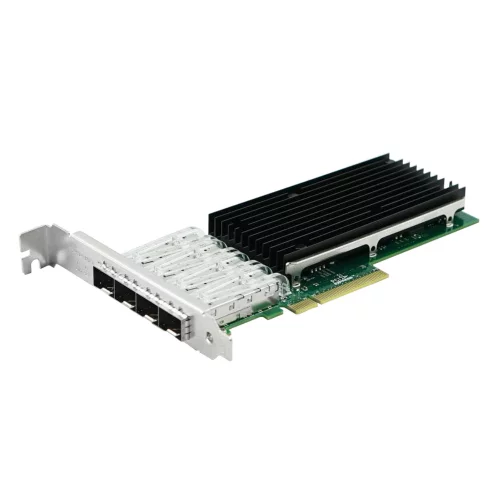 Сетевая карта/ PCIe x8 10G Quad Port Fiber Server Network Card (LREC9804BF-4SFP+)