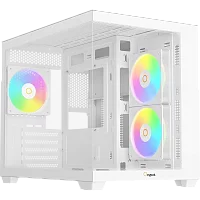 Корпус Компьютер без блока питания/ Case Ocypus Gamma C54 WH ARGB, Midi-Tower, TG, 3x120mm ARGB, 1xUSB-A 3.0 + 2xUSB 2.0, mATX, mITX White (GAMMA-C54-WHD300XX-GL)