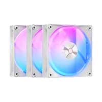 Вентилятор для корпуса Ocypus Delta F12 WH ARGB 3 IN 1, 120x120x25mm, 4-PIN PWM, 500-2000 RPM, 29 DBA MAX, HYDRO BEARING