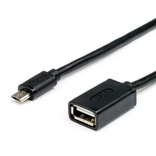 Exegate EX294760RUS Кабель OTG USB 2.0 ExeGate EX-OTG-USB2-AFmicroBM5P-0.15 (AF/ microBm 5P, 0,15м)